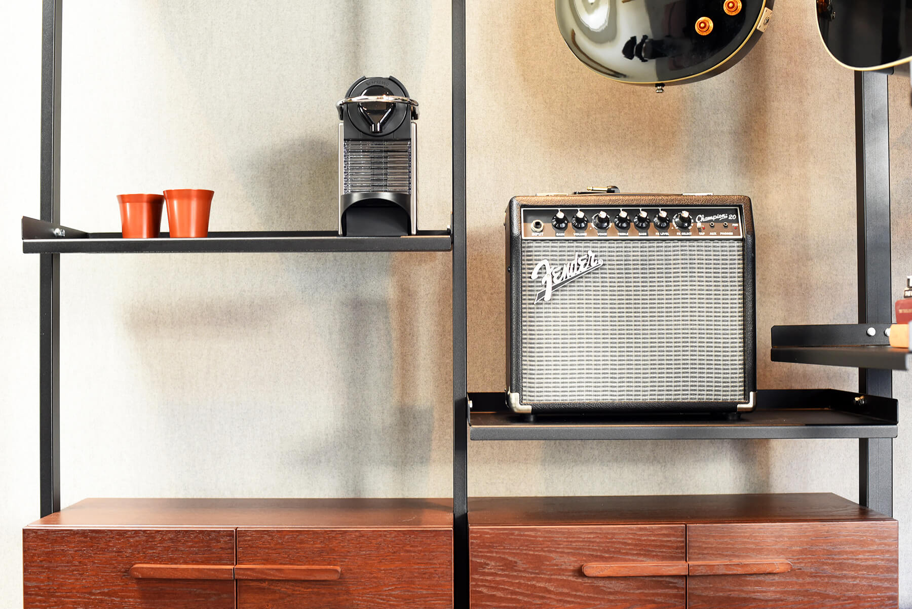 design-kast-audio-koffie-kantoor